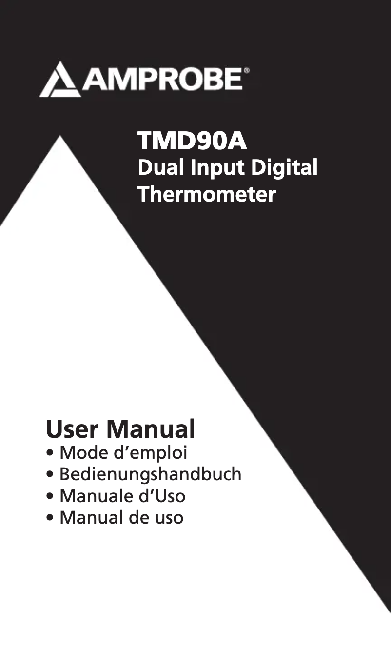 First page image of the manual for TMD90A