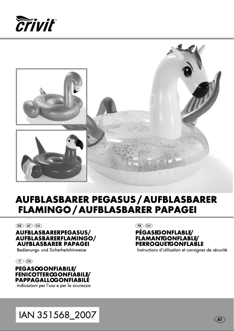 Page 1 of the manual User Manual Crivit HG05851