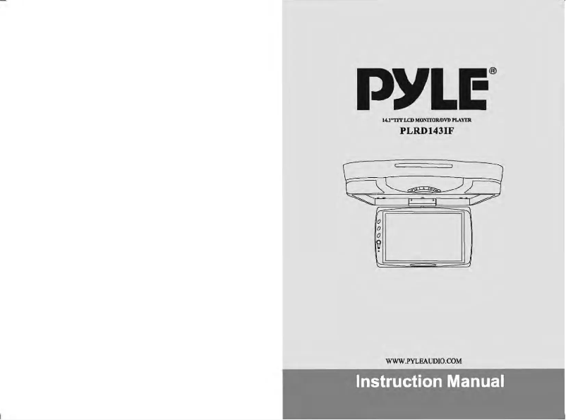 Page 1 of the manual User Manual Pyle PLRD143IF