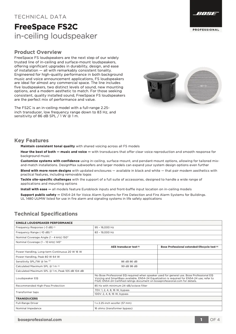 First page image of the manual for FreeSpace FS2C