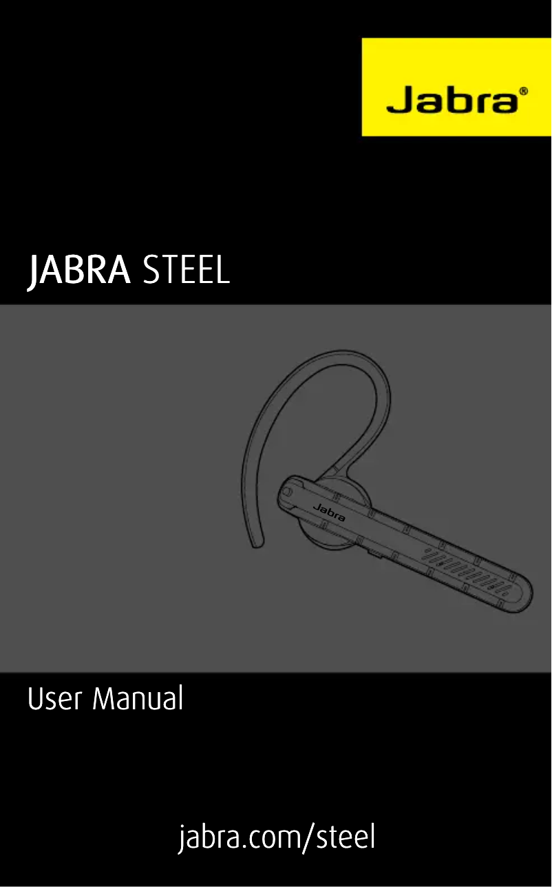 Page 1 of the manual User Manual Jabra Steel