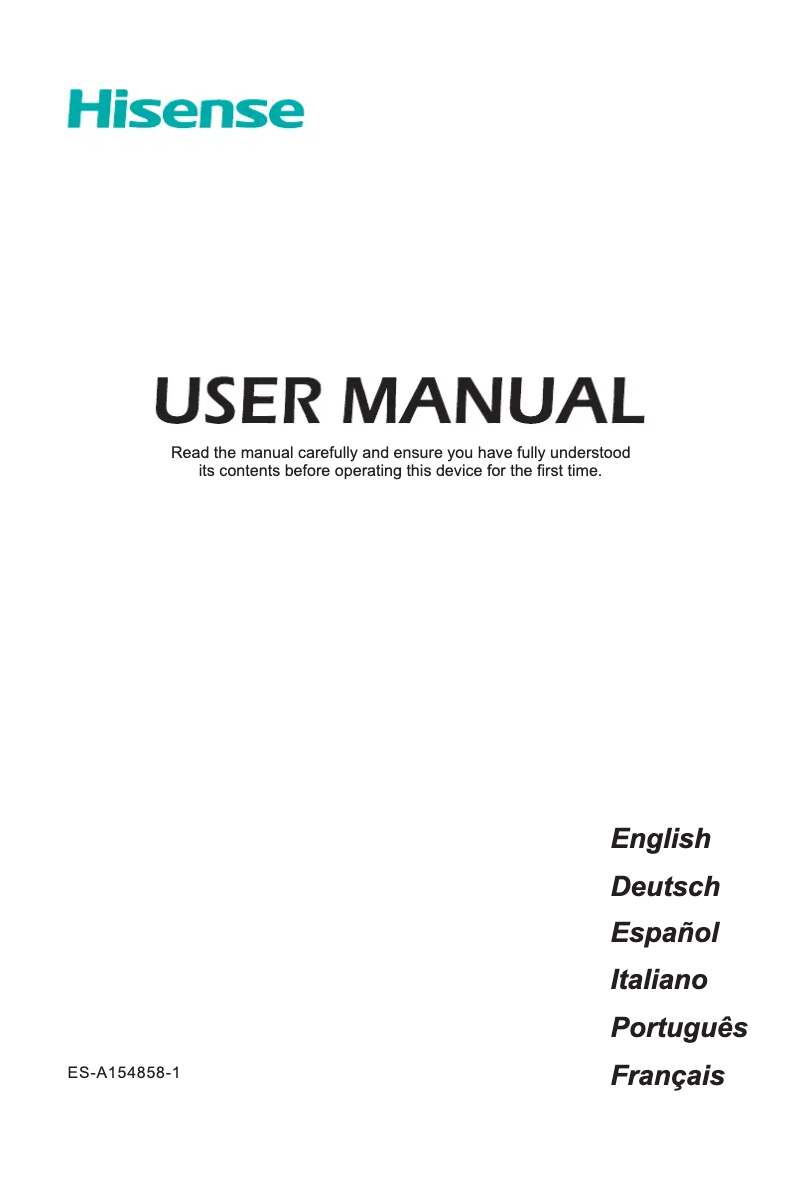 First page image of the manual for H40M3300