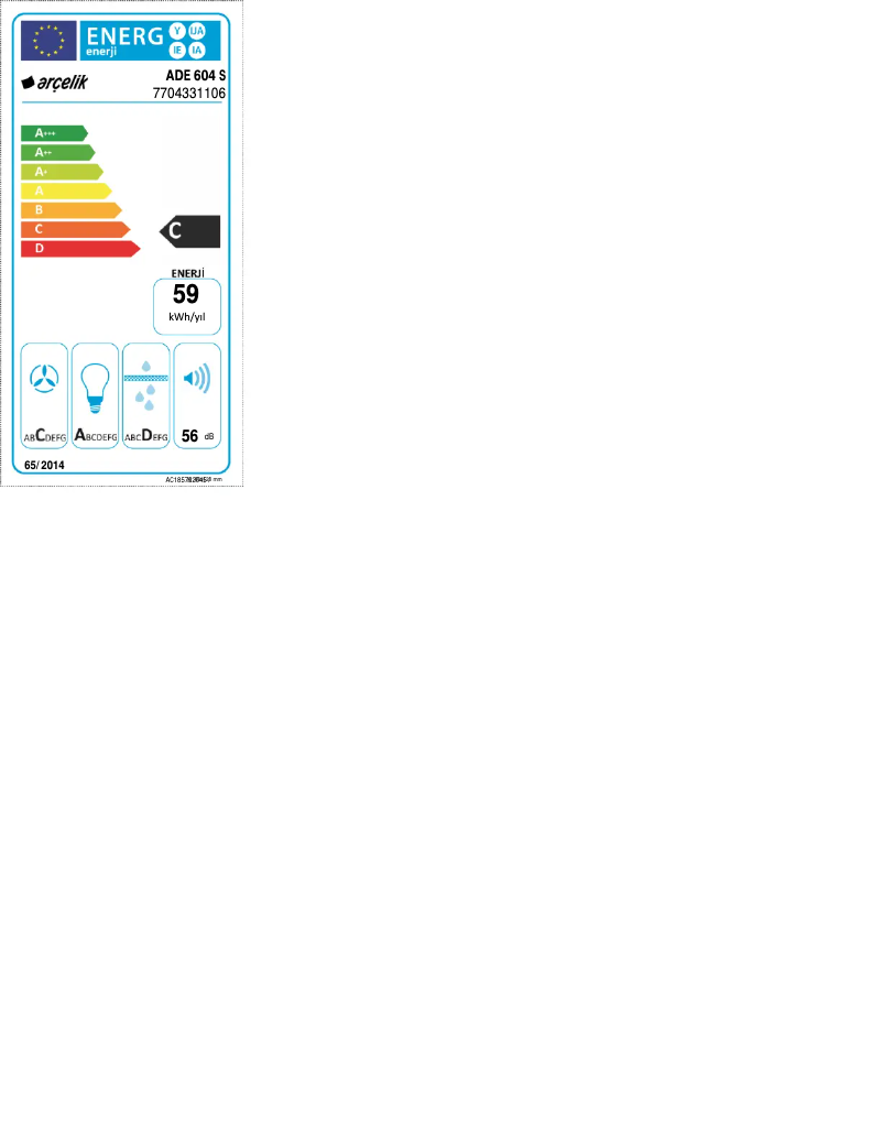 First page image of the manual for ADE 604 S