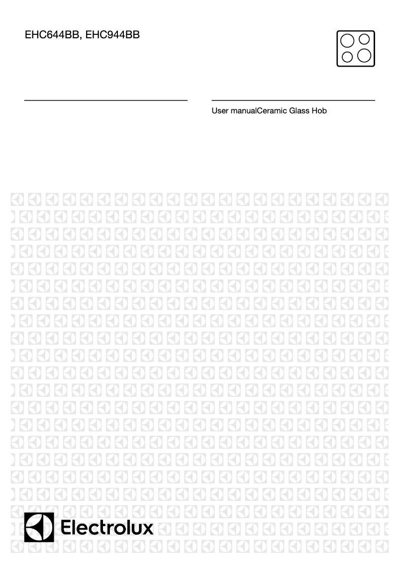 First page image of the manual for EHC944BB