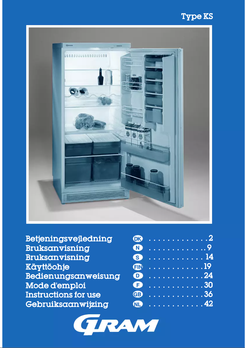 First page image of the manual for KS374