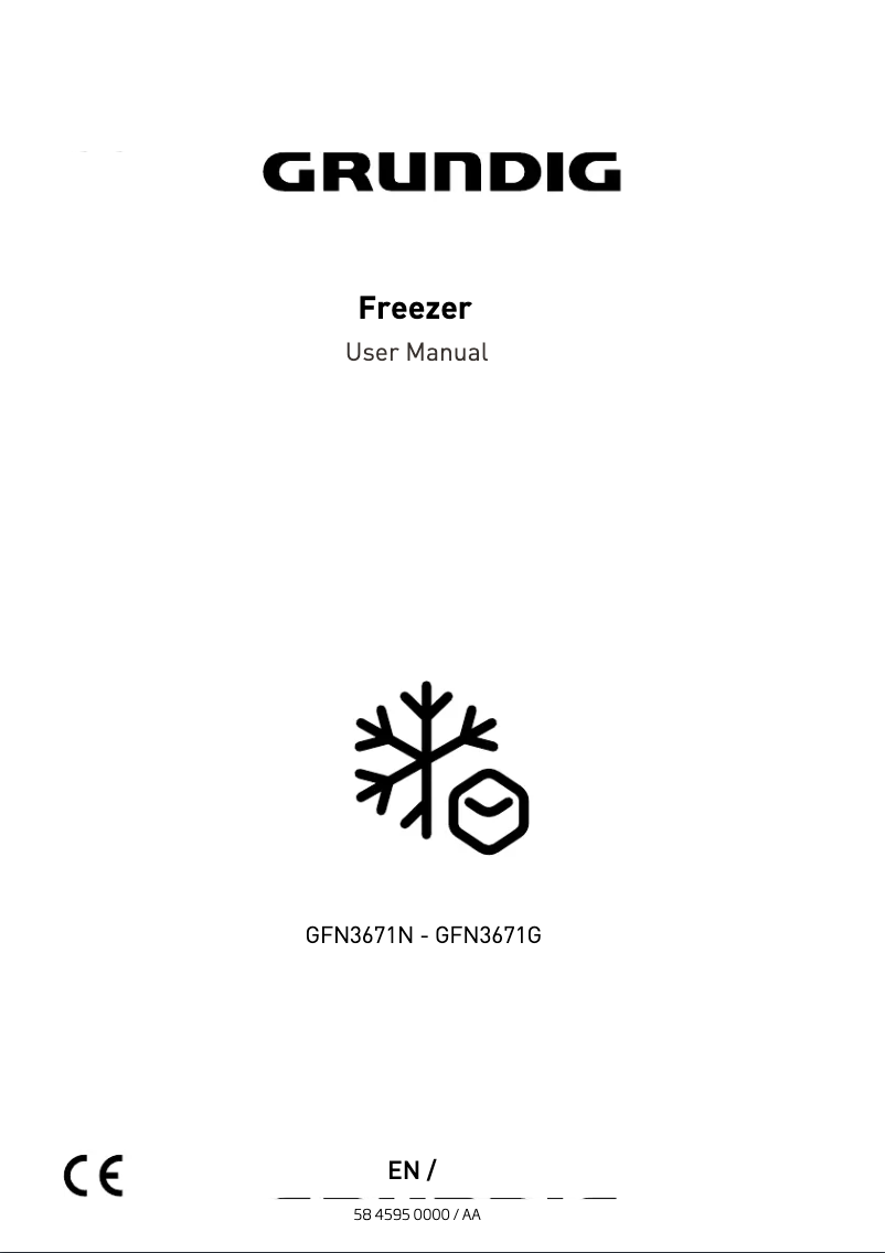 First page image of the manual for GFN3671G