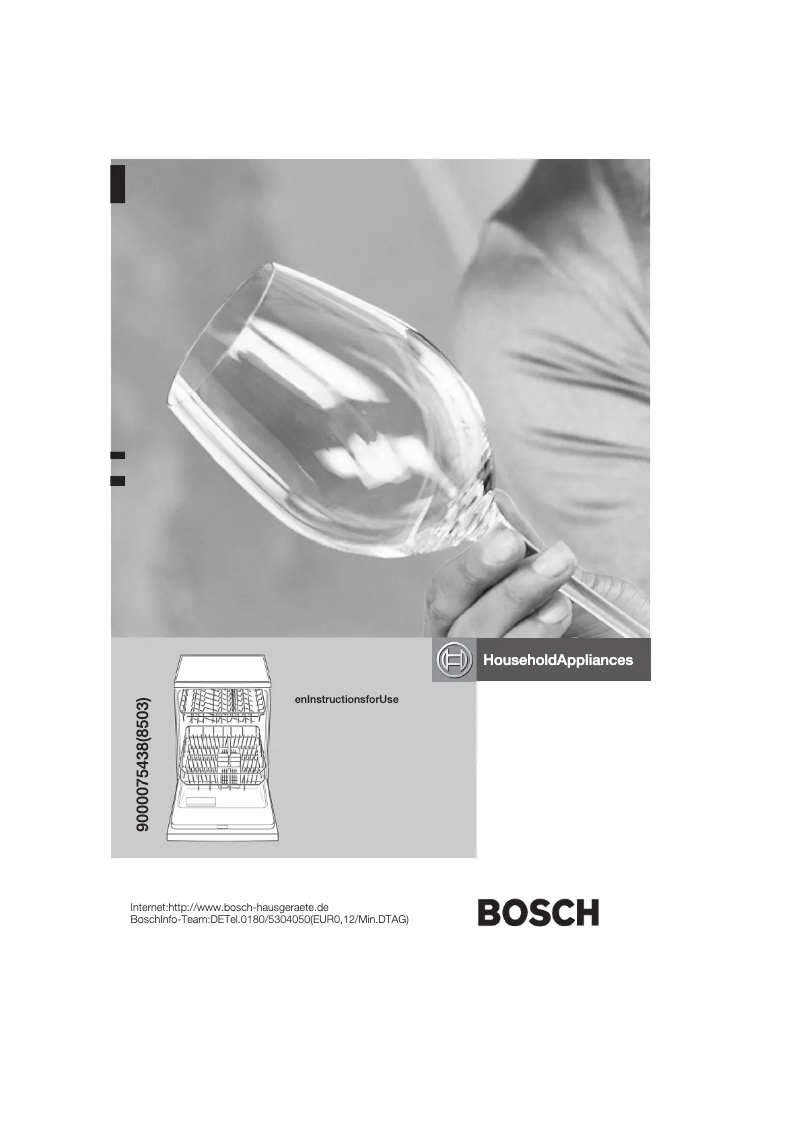 Page 1 of the manual User Manual Bosch SGS65T32EU