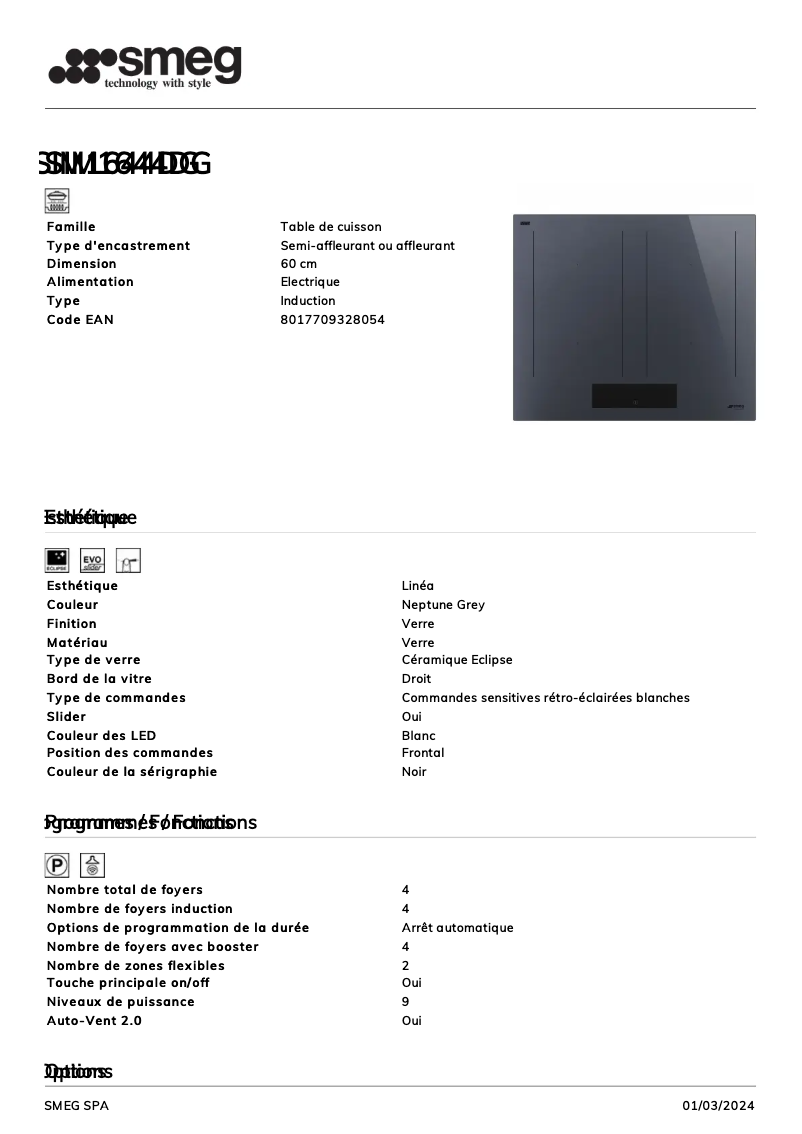 First page image of the manual for SIM1644DG