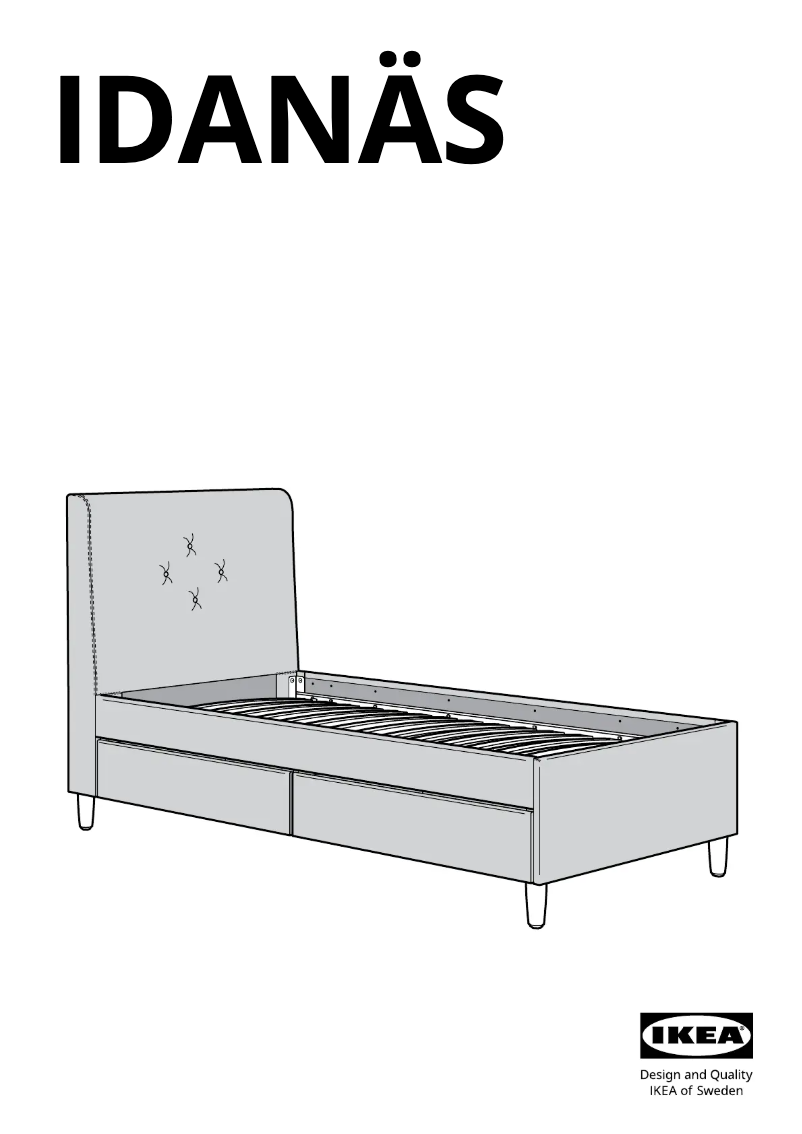 Page 1 of the manual User Manual Ikea IDANÄS 504.596.23