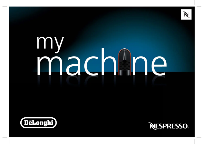 Page 1 of the manual User Manual DeLonghi Nespresso U EN 110