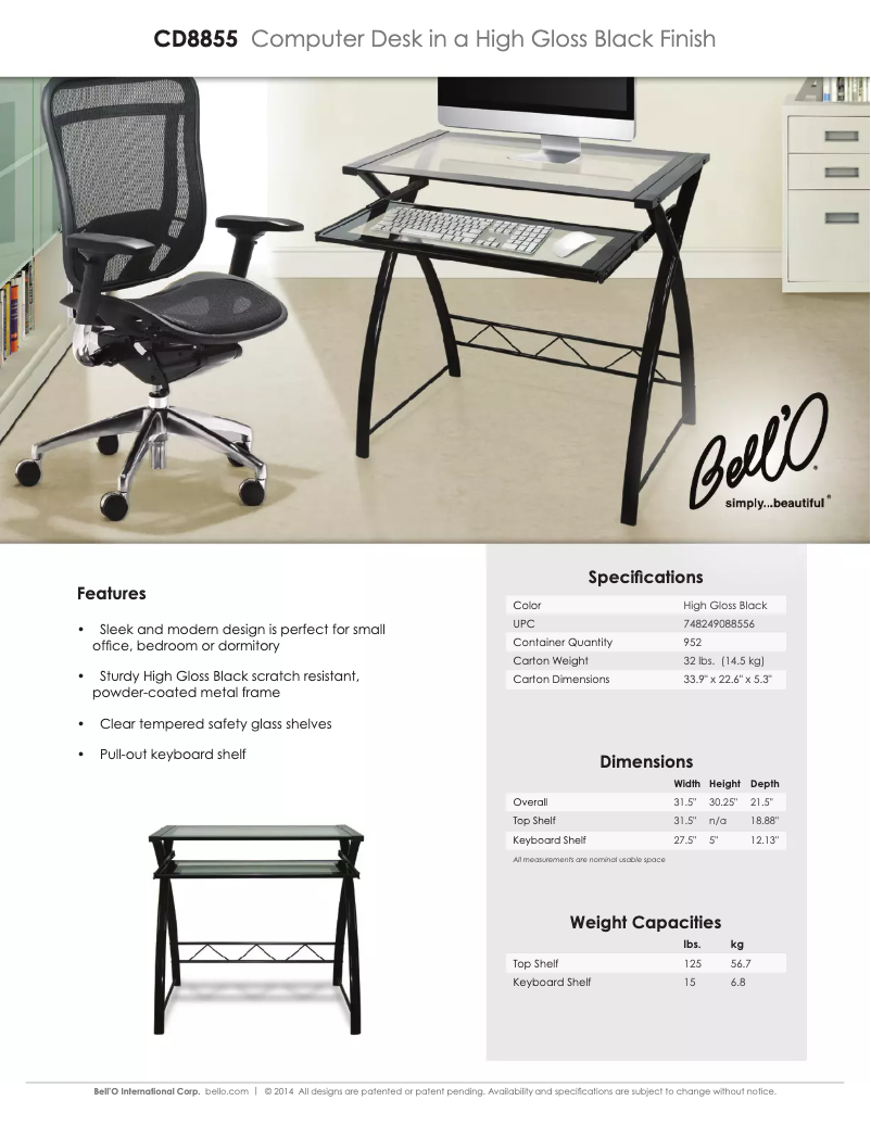 First page image of the manual for CD8855