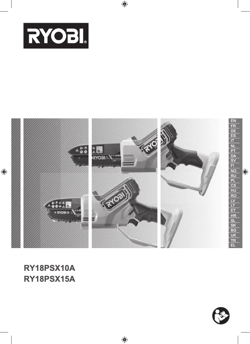 First page image of the manual for RY18PSX10A