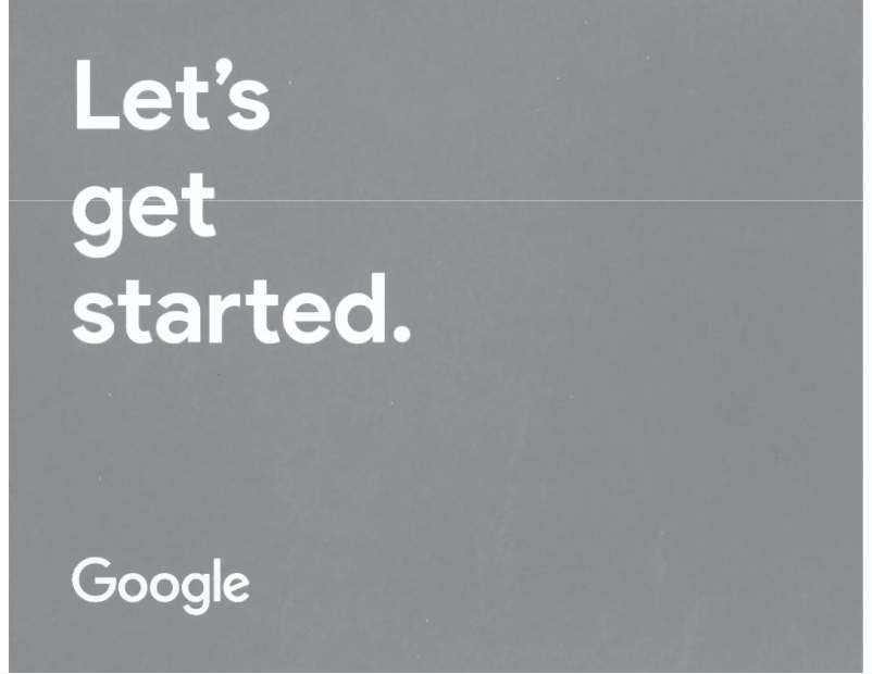 Page 1 of the manual User Manual Google Nest Hub