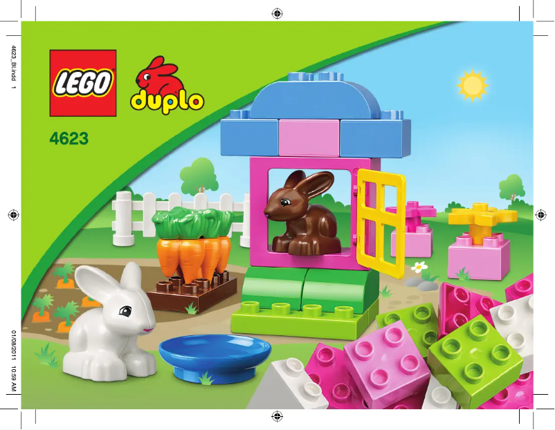 Page 1 of the manual User Manual Lego ® DUPLO® Pink Brick Box