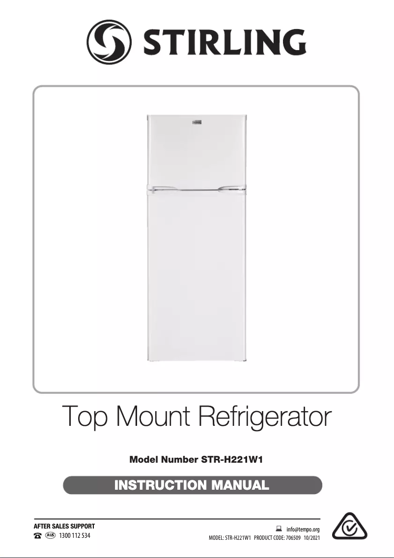 First page image of the manual for STR-H221W1