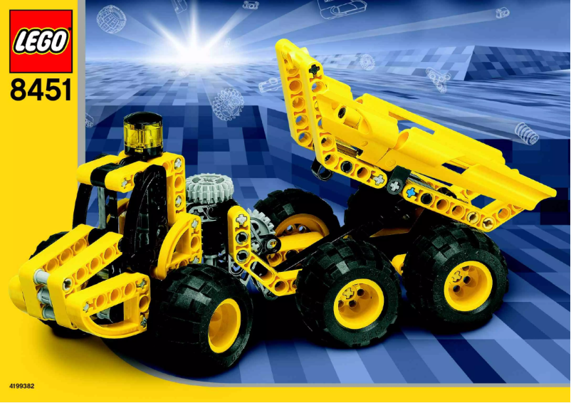 Page 1 of the manual User Manual Lego Technic 8451