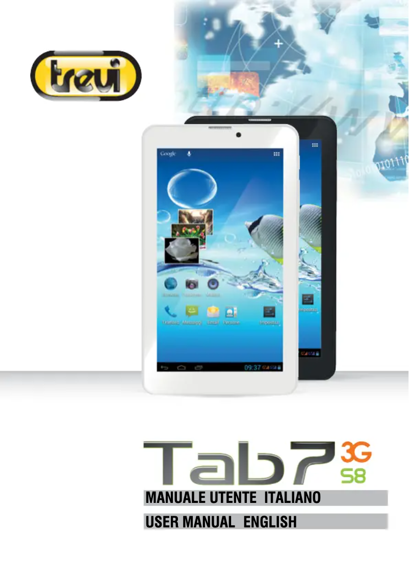 First page image of the manual for TAB 7 S8