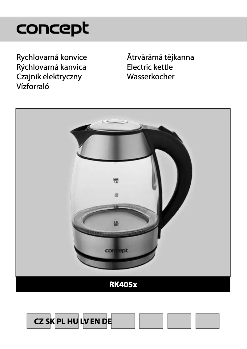 First page image of the manual for RK4054