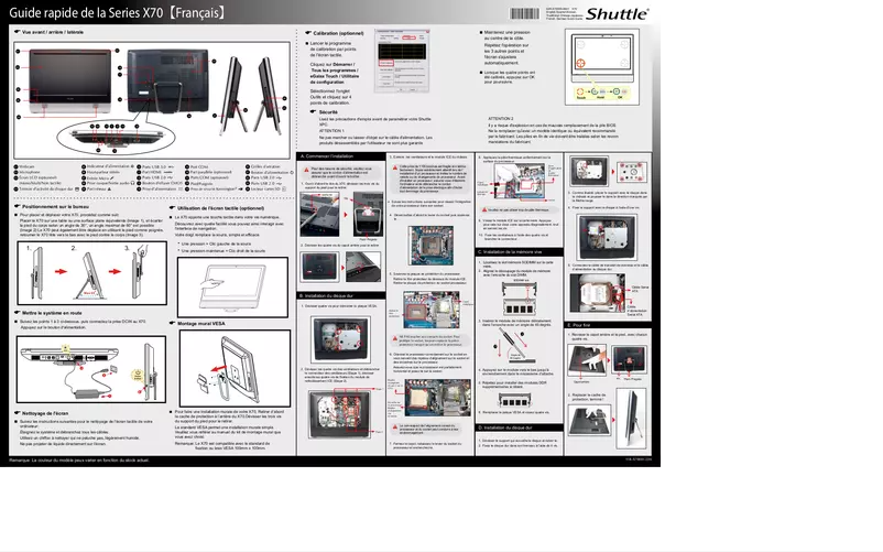 First page image of the manual for X 7000XA