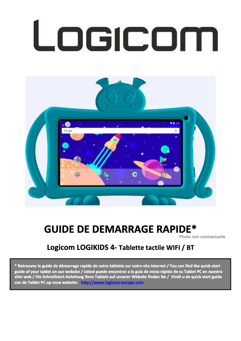 First page image of the manual for Logikids 4