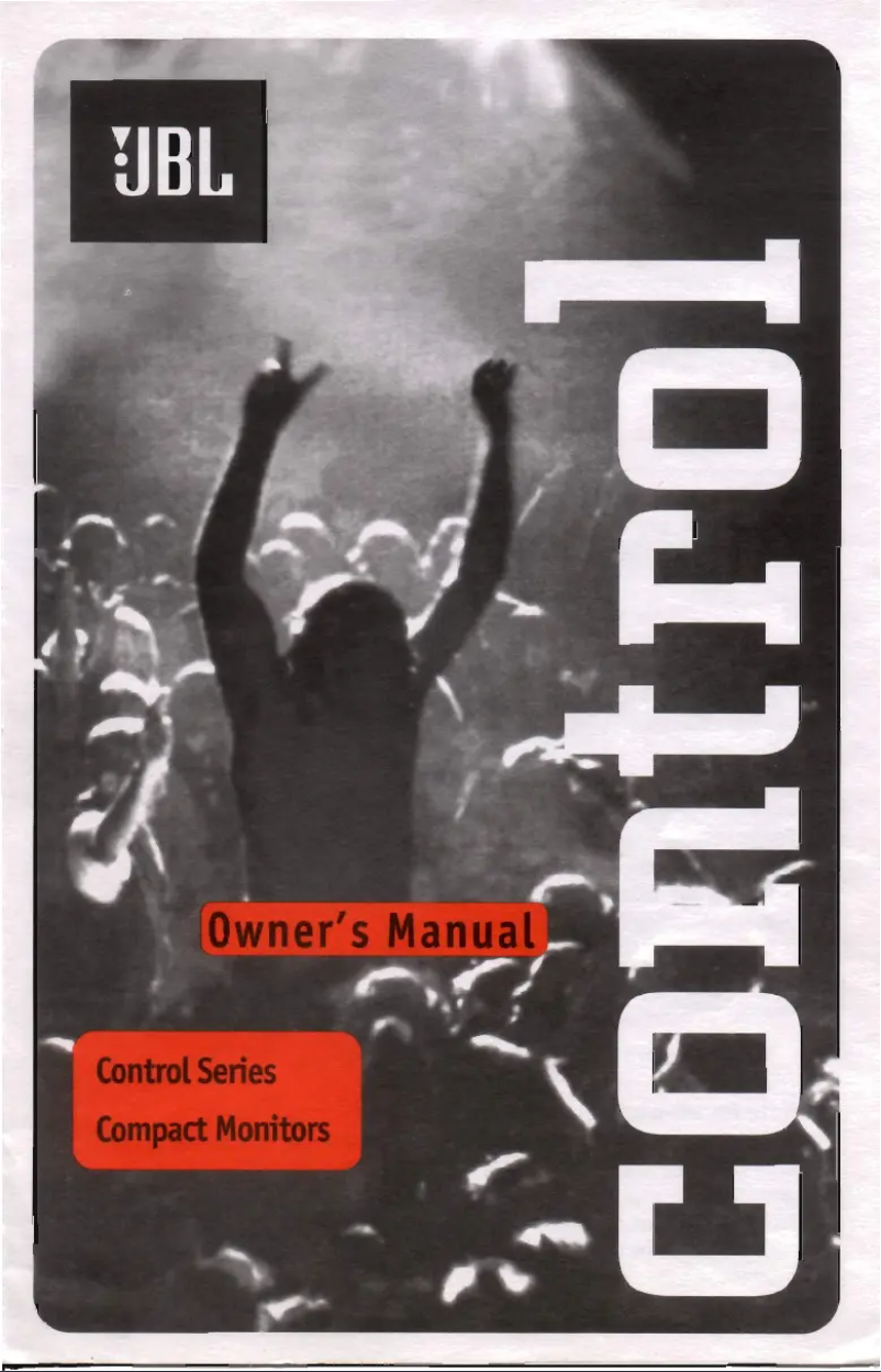 Page 1 of the manual User Manual JBL Control CM62