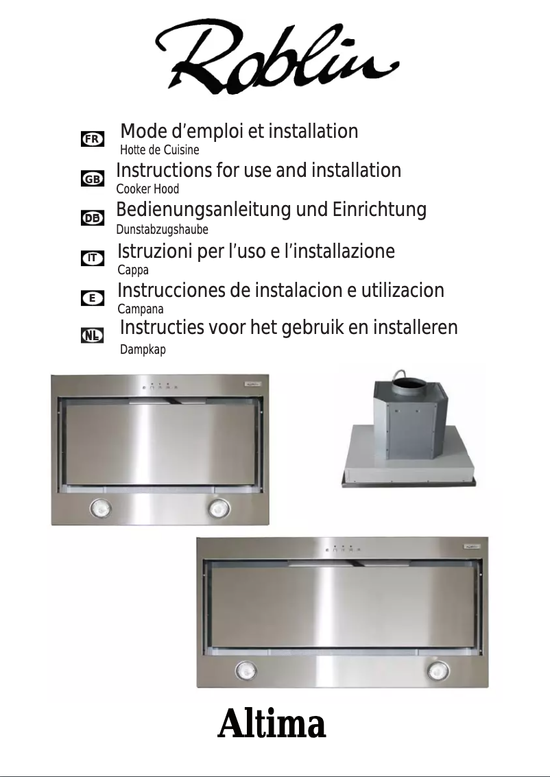 First page image of the manual for Altima