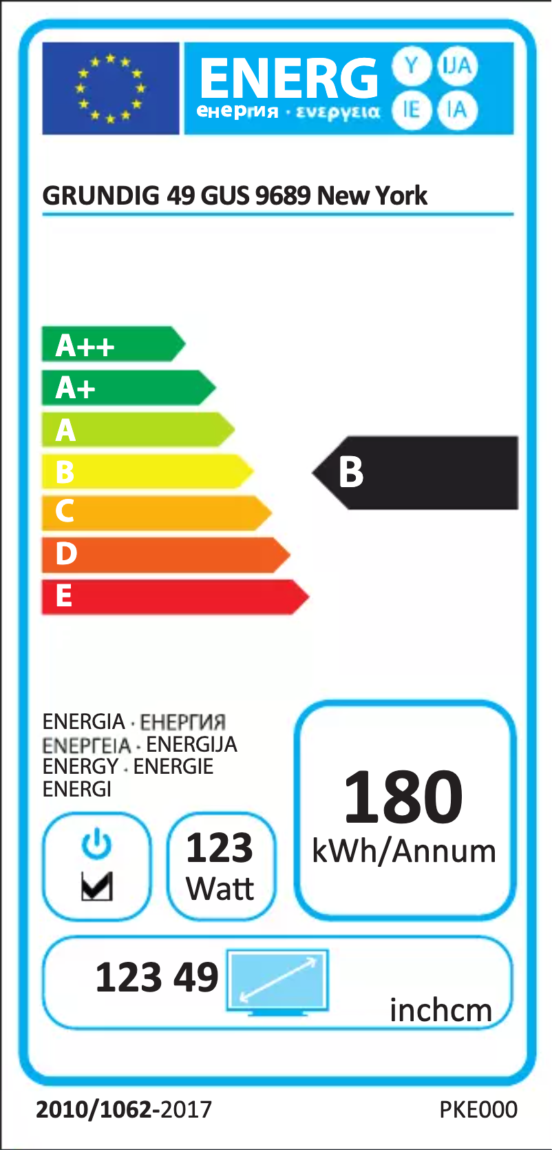First page image of the manual for New York 49 GUS 9689