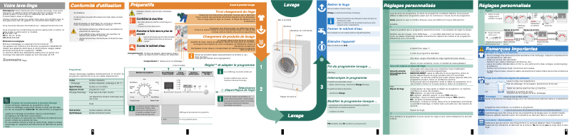 First page image of the manual for WM12E3M1