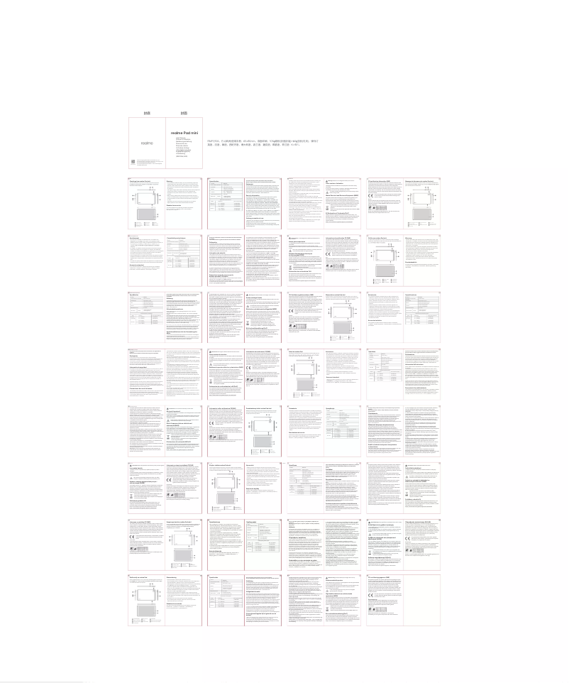 First page image of the manual for RMP2106