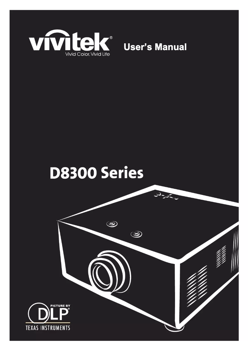 Image de la première page du manuel de l'appareil D8300EST