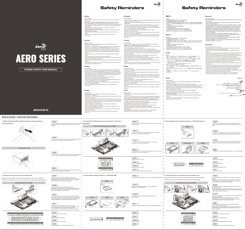 First page image of the manual for White 500W