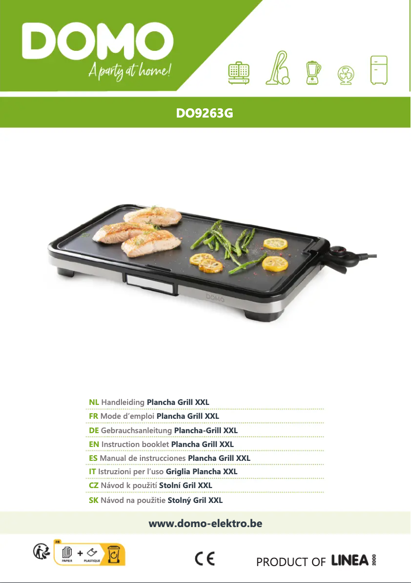 Page 1 of the manual User Manual Domo DO9263G