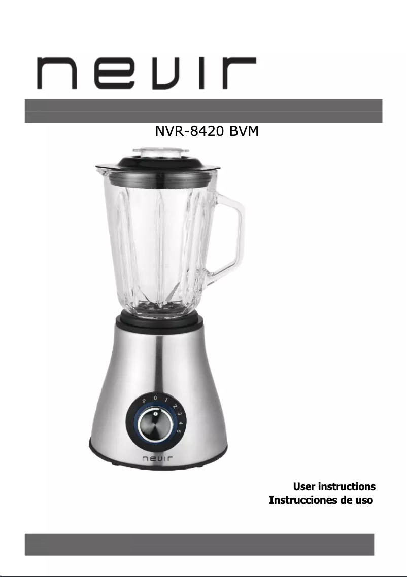 Page 1 of the manual User Manual Nevir NVR-8420 BVM