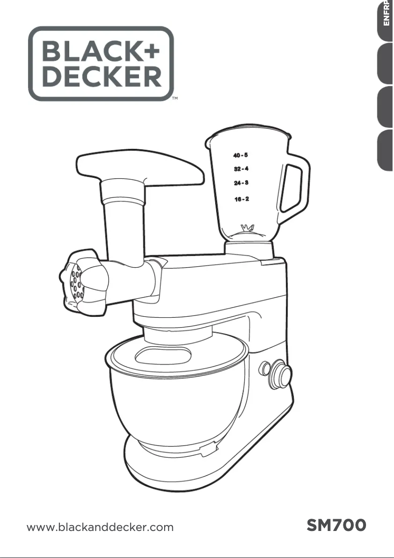 Page 1 of the manual User Manual Black & Decker SM700
