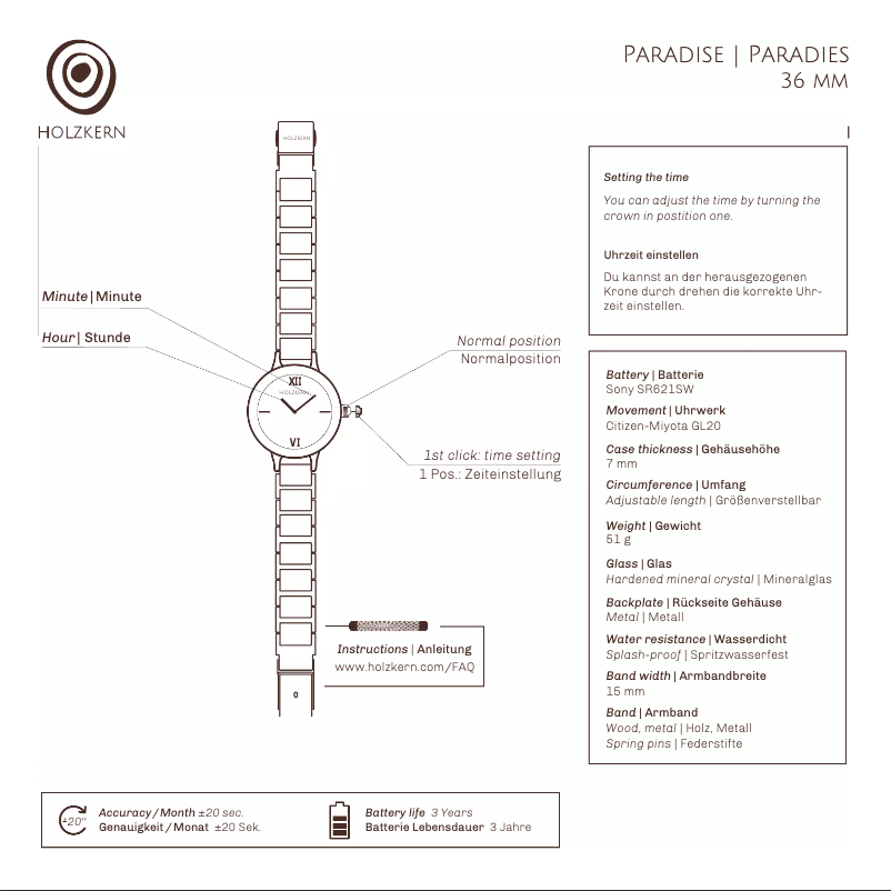 First page image of the manual for Samui