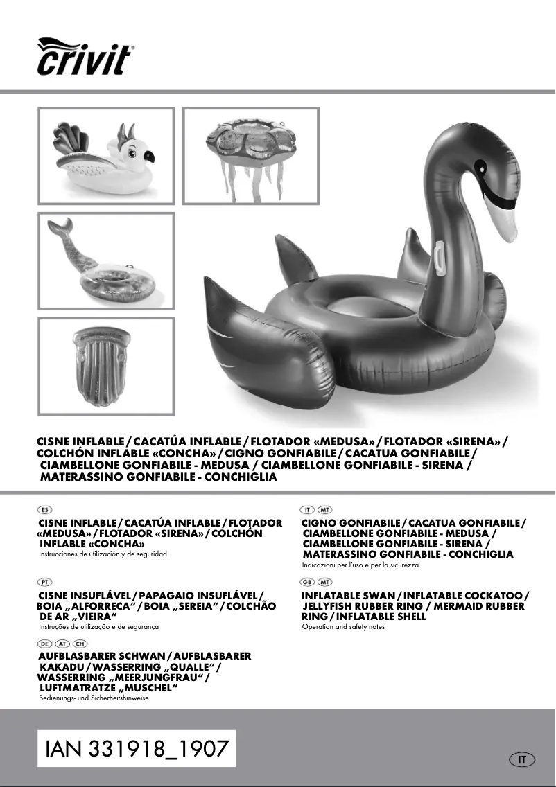 Page 1 of the manual User Manual Crivit HG05887A
