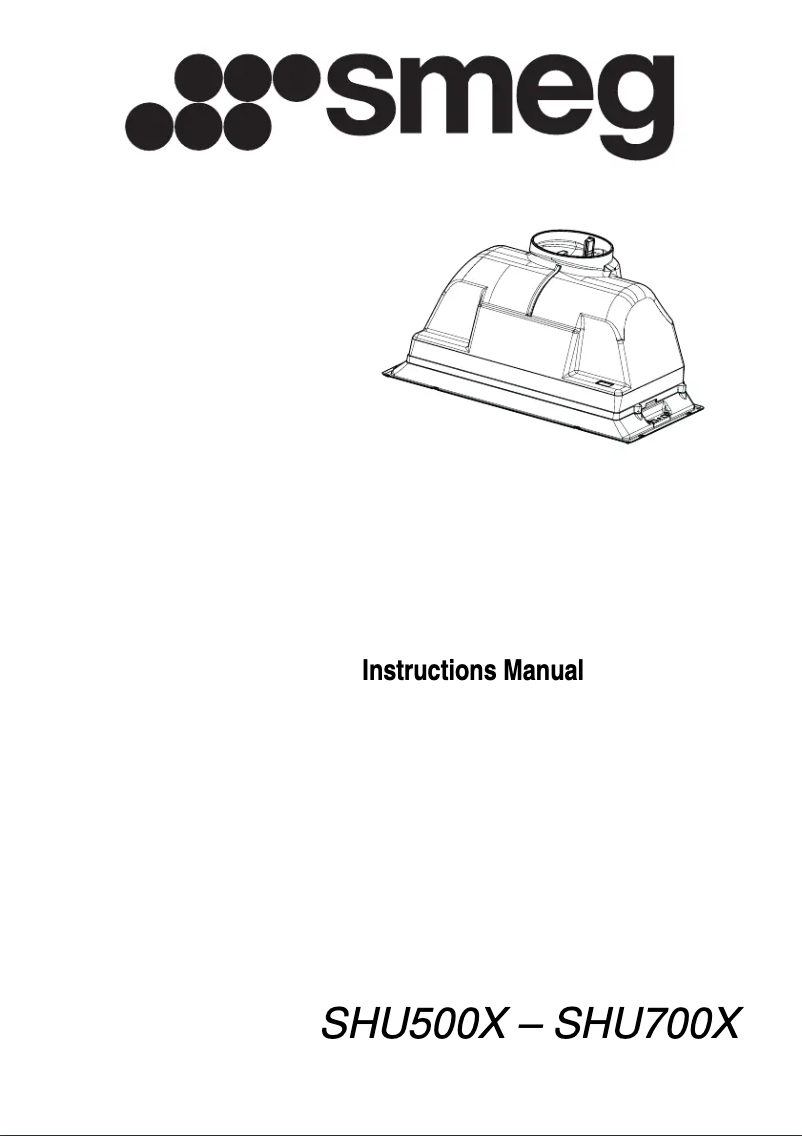 Page 1 of the manual User Manual Smeg SHU700X