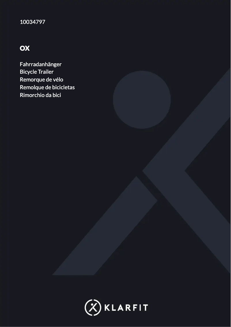 First page image of the manual for OX