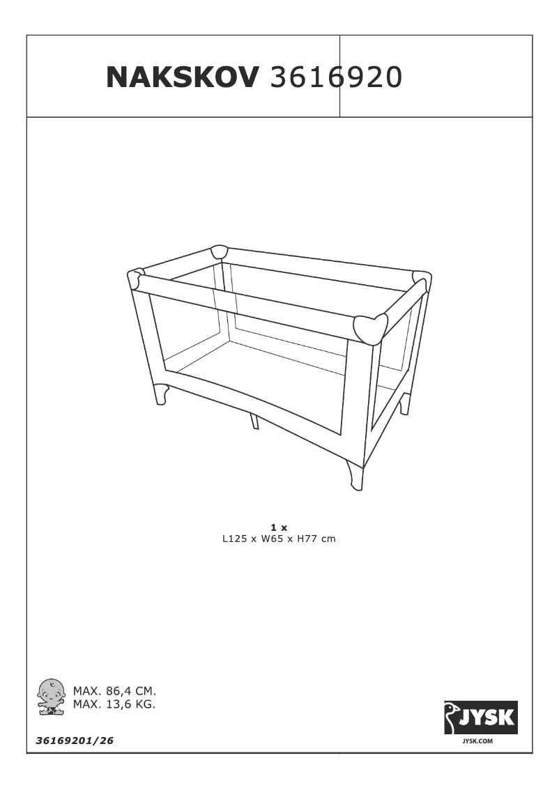 Page 1 of the manual User Manual JYSK Nakskov