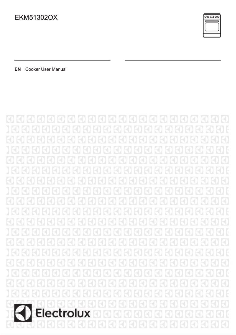 First page image of the manual for EKM51302OX