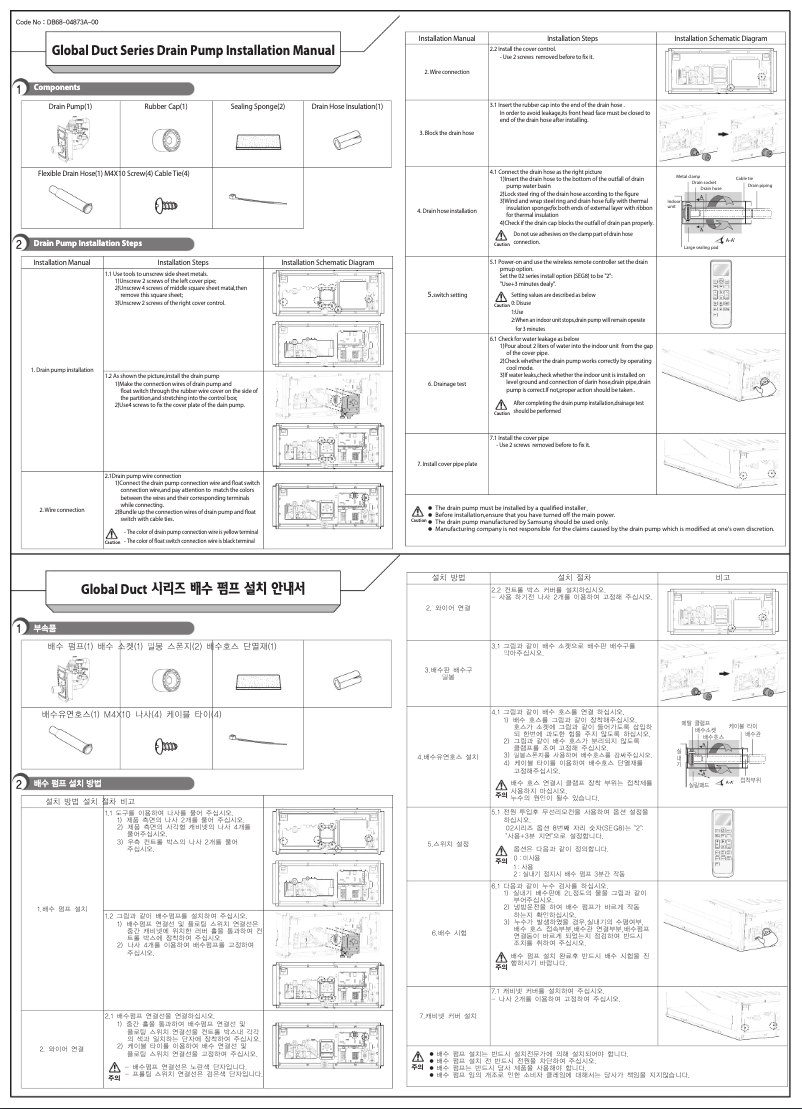 First page image of the manual for MDP-M075SGU3