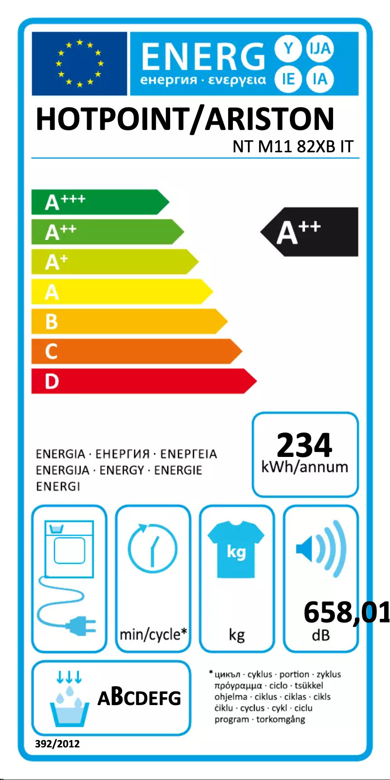 First page image of the manual for NT M11 82XB IT
