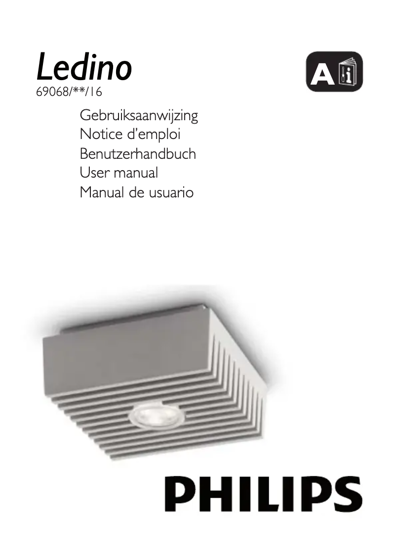 Page 1 of the manual User Manual Philips Ledino 690688716