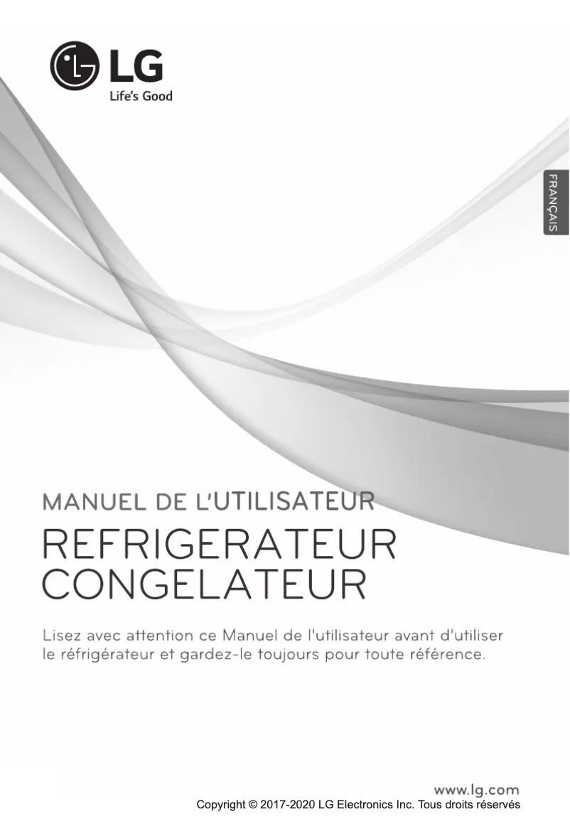 First page image of the manual for GC-B419SLQZ