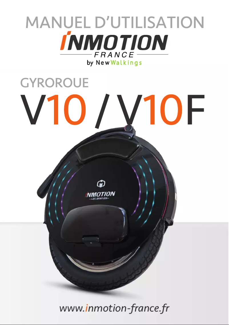 First page image of the manual for V10 F