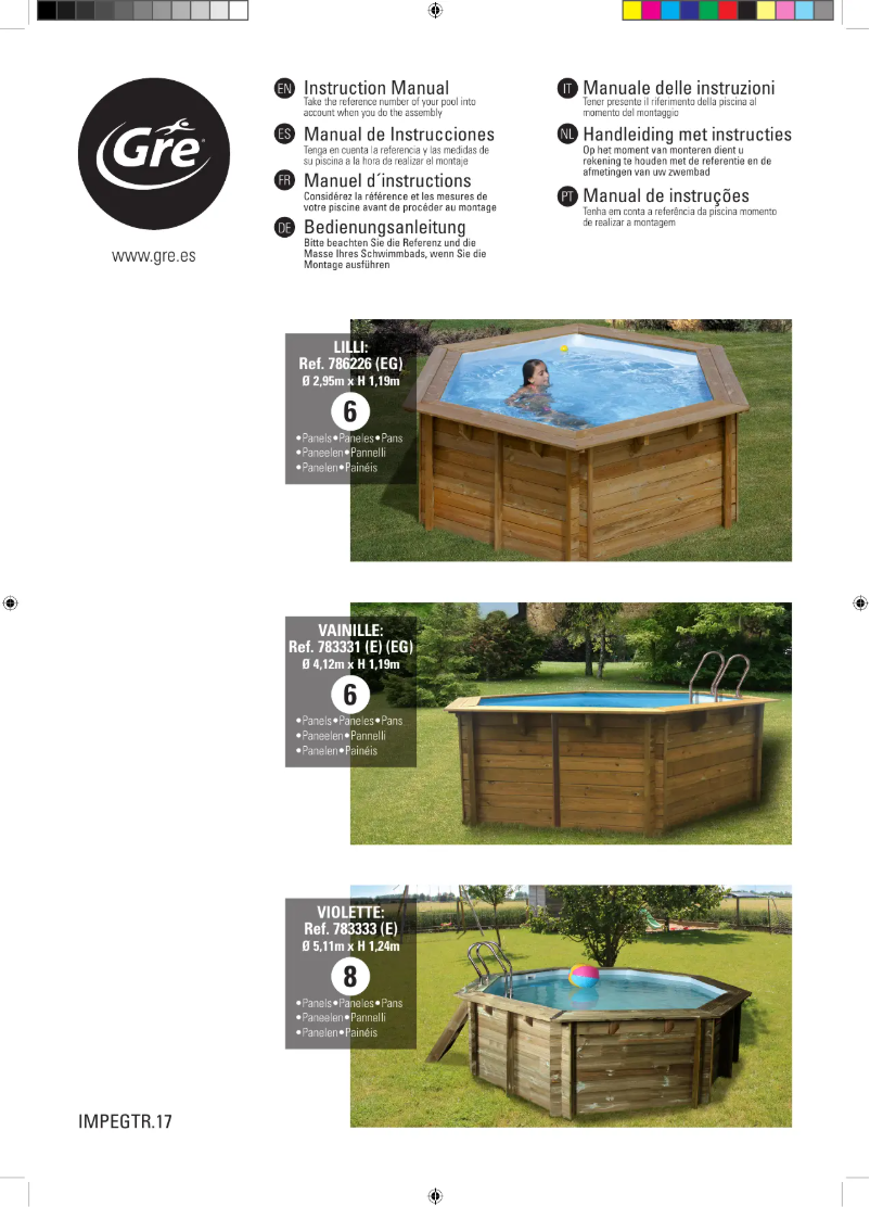 Page 1 of the manual User Manual Gre 790083