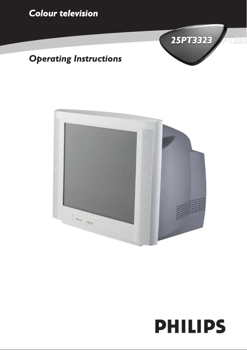 First page image of the manual for 25PT3323