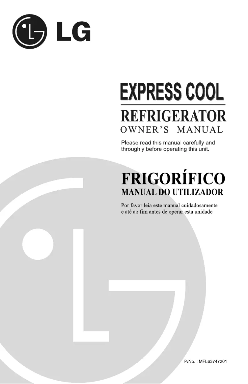 Page 1 of the manual User Manual LG GL-250OMA