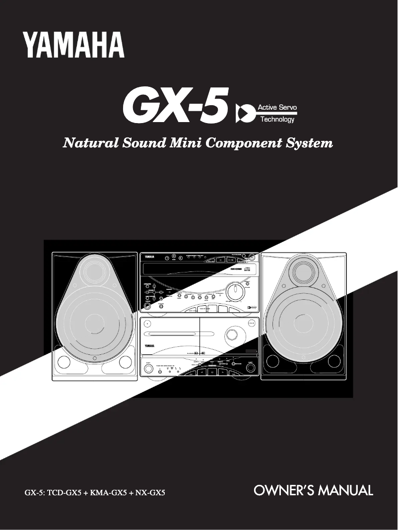 First page image of the manual for GX-5
