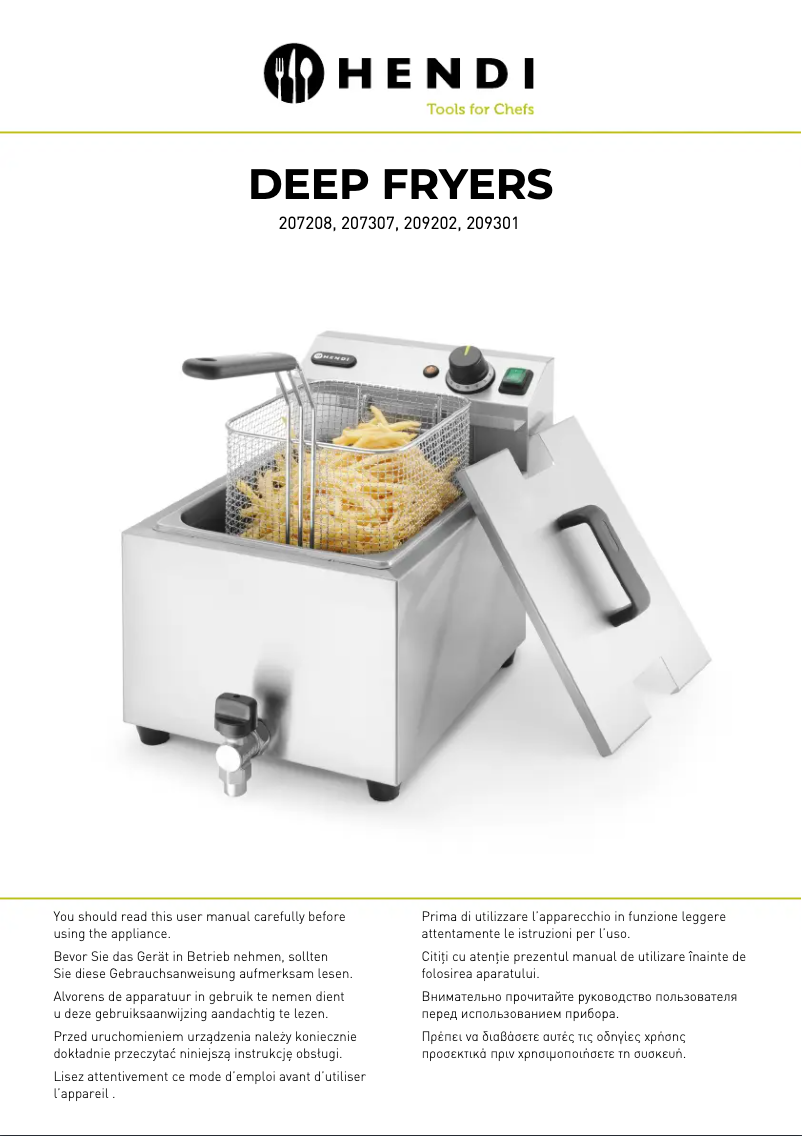 Page 1 of the manual User Manual Hendi Master Cook 209301